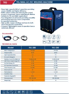 ⁦TIG-200   إنفيرتور أرجون صينى 220ف 180 أمبير⁩ - الصورة ⁦2⁩