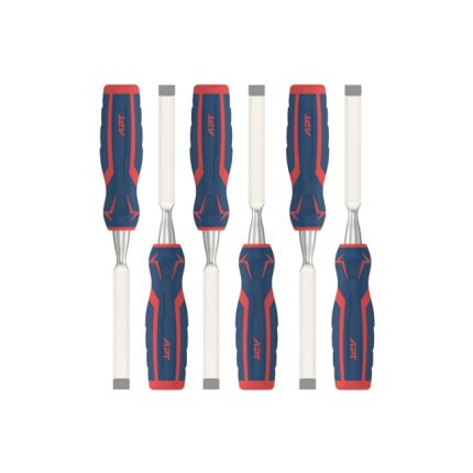 طقم أزميل صلب  يد إرجـو كروم فانديوم أي بي تي6 قطع موديل - APT AH022121-6Pcs