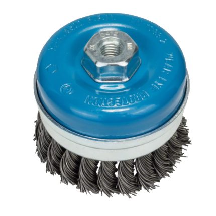 فرشه سلك مجدوله 75 مم للحديد بوش BOSCH  M14 Cup Brush 75mm Knotted For Metal