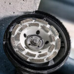⁦قرص الماظ 4.5 بوصه لتجليخ الخرسانه تربو BOSCH Diamond Cup wheel 115mm Segmented Turbo⁩ - الصورة ⁦3⁩