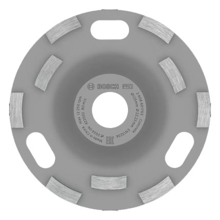 قرص الماظ 5 بوصه لتجليخ الخرسانه BOSCH Diamond Cup wheel 125mm Segmented Turbo