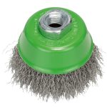 فرشه سلك حره 75 مم لالنوكس بوش BOSCH M14 Cup Brush 75mm Cimped For Inox