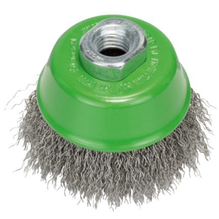 فرشه سلك حره 75 مم لالنوكس بوش BOSCH M14 Cup Brush 75mm Cimped For Inox