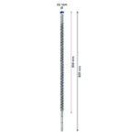 ⁦بنطة ماكس x8كعب ماكس للخرسانة المسلحة مقاس 32 مم BOSCH SDS-max-8X 32X800X920mm⁩ - الصورة ⁦3⁩