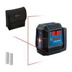 ⁦ميزان ليزر بوش 2 خط 12 متر ليزر احمر مع حامل مغناطيسي موديل  BOSCH  GLL 12-22⁩ - الصورة ⁦2⁩