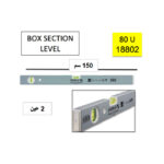 ⁦ميزان مياه ستابيلا  2 عين 150 سم فضي STABILA 80U ( 18802)⁩ - الصورة ⁦2⁩