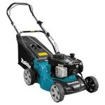 ماكينة قص نجيل بنزين  برجز  عرض 41 سم / 50 لتر - ارتفاع القص 75:25 مم 26 كجم موديل - MAKITA  PLM4120N