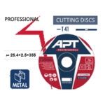 ⁦حجارة قطعية PRO حديد 355×2.5×25.4 مم اي بي تي موديل - APT APTP13552525⁩ - الصورة ⁦2⁩