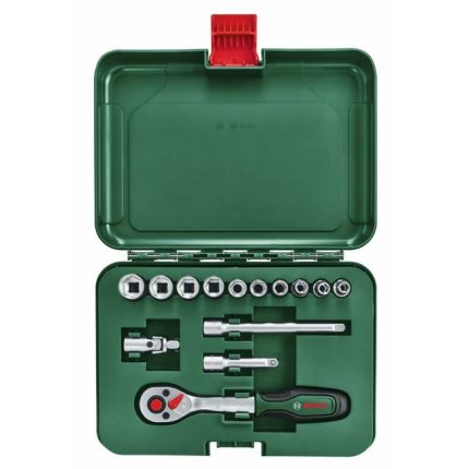 طقم سيستم 1/4 بوصة  14 قطعة بوش   BOSCH 1/4 Drive Socket Set 14-Piece  -