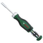 مفك لقم 12 قطعة سيستم بوش   BOSCH Ratchet Screwdriver with 12 Bits -