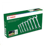 ⁦طقم مفاتيح بلدي مشرشر سيستيم 8 قطع  ناحية وناحية بوش-BOSCH Ratchet Combination Wrench Set 8-piece⁩ - الصورة ⁦3⁩