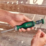 ⁦مفك لقم 12 قطعة سيستم بوش   BOSCH Ratchet Screwdriver with 12 Bits -⁩ - الصورة ⁦4⁩