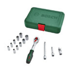 ⁦طقم سيستم 1/4 بوصة  14 قطعة بوش   BOSCH 1/4 Drive Socket Set 14-Piece  -⁩ - الصورة ⁦4⁩