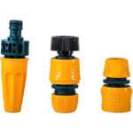 ⁦لفة خرطوم مياة بالوصلات 25 متر APT Tuscan Yellow Water Hose Kit 1/2" 25m - JL K12/25⁩ - الصورة ⁦2⁩
