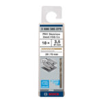 ⁦علبة بنط كوبلت للتخريم فى الاستانلس 10 قطع 3.5 مم بوش BOSCH PACK OF  10 Metal Drill Bits  HSS-CO 3,5X39X70⁩ - الصورة ⁦2⁩