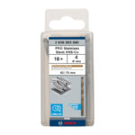 ⁦علبة بنط كوبلت للتخريم فى الاستانلس 10 قطع 4 مم بوش BOSCH  Pack of 10Metal Drill Bit HSS-Co, 4X43X75⁩ - الصورة ⁦2⁩