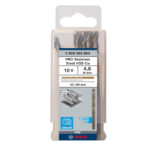 ⁦علبة بنط كوبلت للتخريم فى الاستانلس 10 قطع  4.8 مم بوش  BOSCH PACK OF  10 Metal Drill Bits  HSS-CO 4,8X52X86⁩ - الصورة ⁦2⁩