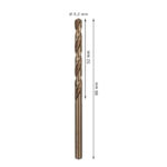 ⁦علبة بنط كوبلت للتخريم فى الاستانلس 10 قطع 5.2 مم بوش BOSCH PACK OF  10 Metal Drill Bits  HSS-CO 5,2X52X86⁩ - الصورة ⁦2⁩