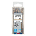 ⁦علبة بنط كوبلت للتخريم فى الاستانلس 10 قطع قطر 6 مم بوش BOSCH Pack Of 10 Metal Drill Bit HSS-Co 6X57X93⁩ - الصورة ⁦2⁩