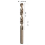 ⁦علبة بنط كوبلت للتخريم فى الاستانلس 5 قطع 9.5 مم بوش  BOSCH PACK OF 5 Metal Drill Bits  HSS-CO 9,5X81X125⁩ - الصورة ⁦2⁩