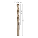 علبة بنط كوبلت للتخريم فى الاستانلس 5 قطع قطر 11 مم BOSCH PACK OF 5 Metal Drill Bits HSS-CO 11X94X142