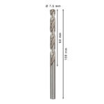 ⁦علبة بنط حدادى 10قطع قطر 7.5مم بوش BOSCH HSS-G 7.5 MM  10 PCS⁩ - الصورة ⁦2⁩