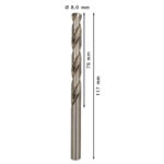 ⁦علبة بنط حدادى 5 قطع قطر8 مم بوش BOSCH HSS-G 8 MM  5 PCS⁩ - الصورة ⁦3⁩