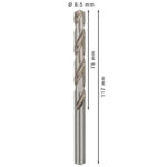 ⁦علبة بنط حدادى 5 قطع قطر 8.5 مم بوش BOSCH HSS-G 8.5 MM  5 PCS⁩ - الصورة ⁦2⁩