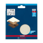 ⁦صنفره دائريه 125مم  5 قطع خشانه 120 بوش   BOSCH M480,125mm, G 120 ,5 Pcs⁩ - الصورة ⁦2⁩