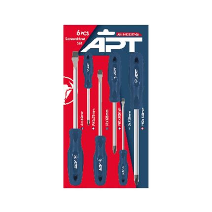 طقم مفكات ازرق 6 قطع اي بي تي APT AH114135077-06