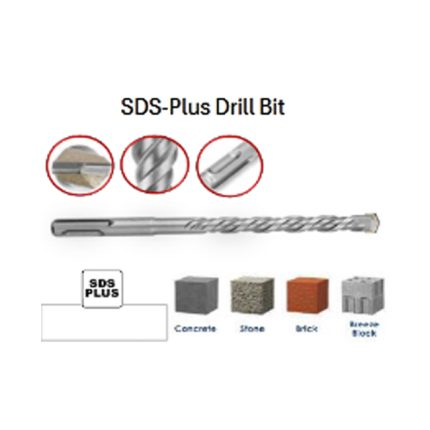 بنط هيلتى SDS-Plus خدمة شاقه 7 × 160 مم اي بي تي موديل   APT LCA02070160