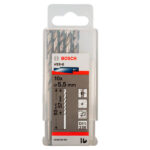 علبة بنط حدادى 10 قطع قطر 5.5 مم بوش BOSCH HSS-G 5.5 MM  10 PCS