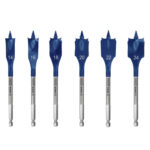 مجموعه من بنط المعلقه 6 قطع BOSCH Self Cut Spade Speed Bit 14-24 mm 6 Pcs
