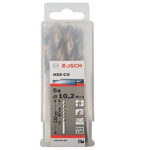 علبة بنط كوبلت للتخريم فى الاستانلس 5 قطع قطر 10.2 مم  BOSCH PACK OF 5 Metal Drill Bits HSS-CO 10,2X87X133