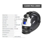 ⁦وش لحام اوتوماتيك  قلاب كراون  موديل  CROWN -CAXW-MA1-200H⁩ - الصورة ⁦2⁩
