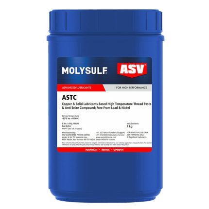 شحم مولى سولف حراري نحاسي للتركيبات 1100 درجة 500 جم هندي MOLYSULF ASTC Paste Spray