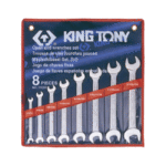 طقم مفتاح بلدي بالبوصة 8 قطع  1/4 : 7/8بوصة KING TONY