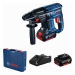شاكوش بطارية بوش 18 فولت 2 جول -2 بطارية ليثيوم ايون 18 فولت 4 امبير BOSCH GBH 180-LI