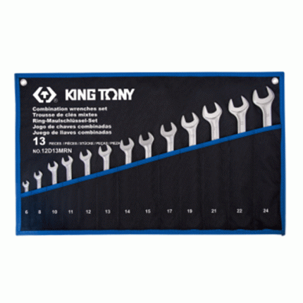 طقم مفتاح بلدي مشرشر جديـــد  (1062) 13قطعة TETORON6 : 24مم كينج توني KING TONY