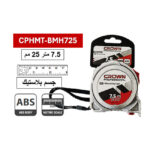 متر قياس 7.5 متر 25 مم جسم بلاستيك كراون CROWN CPHMT-BMH725