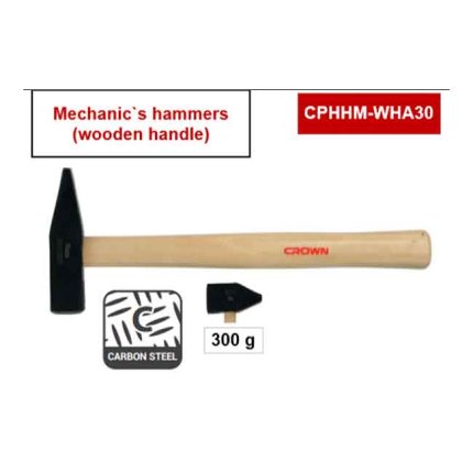 شاكوش بناريج يد خشب 300 جم كراون CROWN CPHHM-WHA30