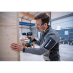 ⁦شنيور فك وربط بطاريه بوش 18 فولت 64 نيوتن 2 بطاريه بريشلس ماليزي موديل BOSCH GSB 18V-90C⁩ - الصورة ⁦3⁩