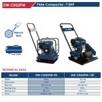 ⁦دكاك خرسانه 90 كيلو 7 حصان اي بي تي APT DW-CEQ2PM-90⁩ - الصورة ⁦2⁩