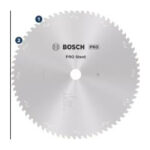 صينية 12 بوصة للحديد 72 سنة BOSCH Circular Saw Blade PRO for Steel 12" 305X25.4X2.2/1.8 ( 72 )