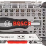 تشكيله من سنون المفكات الدقيقه + ادابتور BOSCH Precision Screwdriver Bit 5x43pc Set, Display