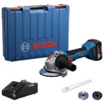 صاروخ 5 بوصه بوش BOSCH بطاريه 18 فولت وقدرته تمثل 800 وات برشلس (يصل قريبا)  GWS 18V-8