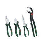 طقم يدوي 4 قطع(بنسة غراب-بنسة عادية - بنسة ببوز-قصافة) بوش BOSCH Pliers Set 4-Piece
