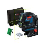 ⁦ميزان ليزر 2 خط 180 درجة 15 متر 4 بطاريه 1.5 فولت بوش BOSCH Combi Laser GCL 2-50 G⁩ - الصورة ⁦2⁩