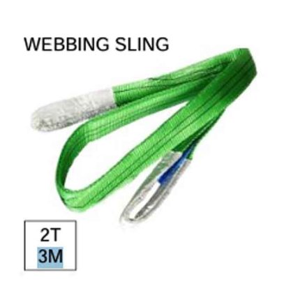 حزام صباني 3 متر حمولة 2 طن عرض 60 مم معامل الأمان (7:1) موديل WEBBING SLING 2T*3M