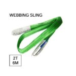 حزام صباني 6 متر حمولة 2 طن عرض 60 مم معامل الأمان (7:1) موديل WEBBING SLING 2T*6M